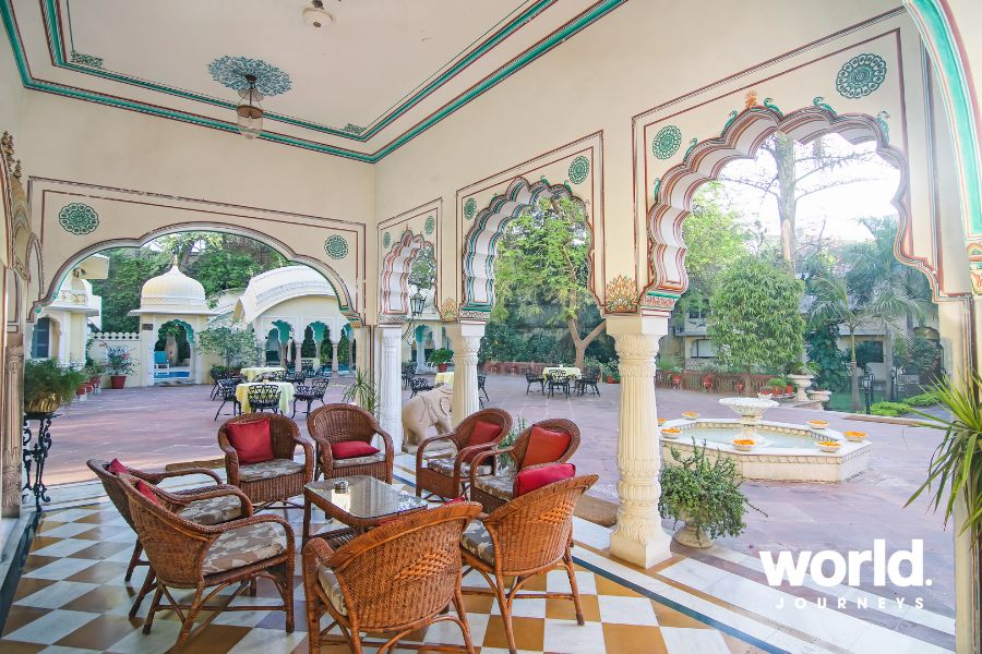 Alsisar Haveli courtyard