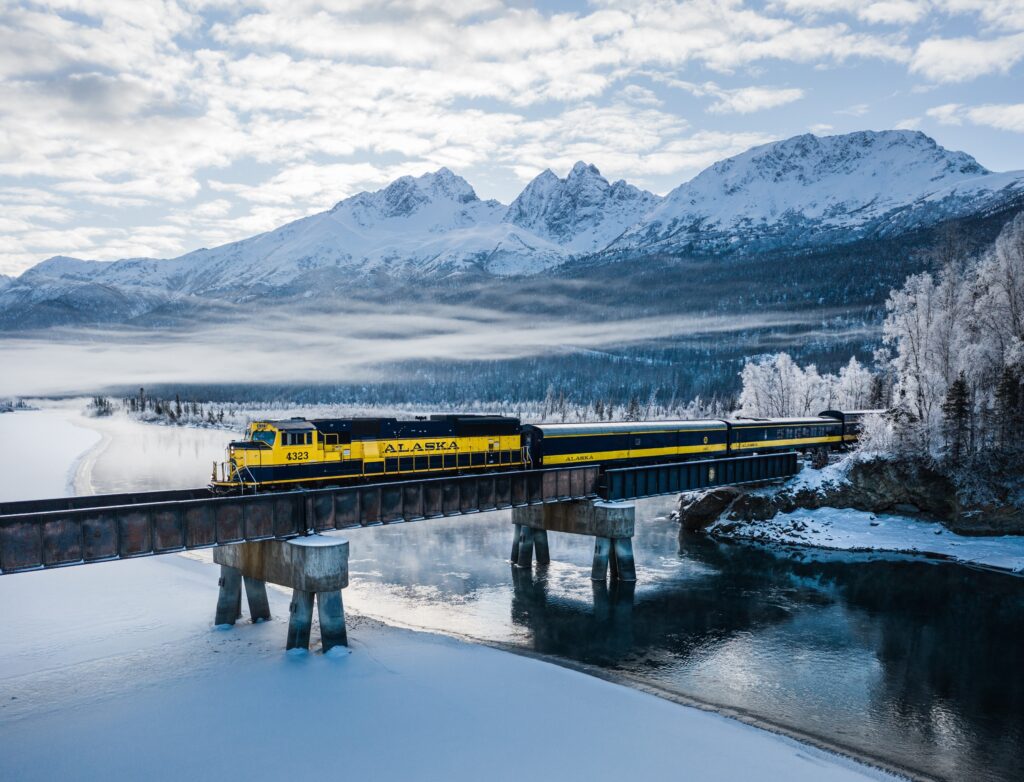 Aurora Winter Train, photographer Kerry Tasker