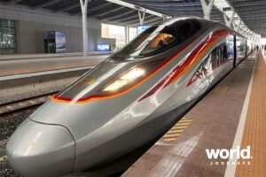 High Speed Train in station