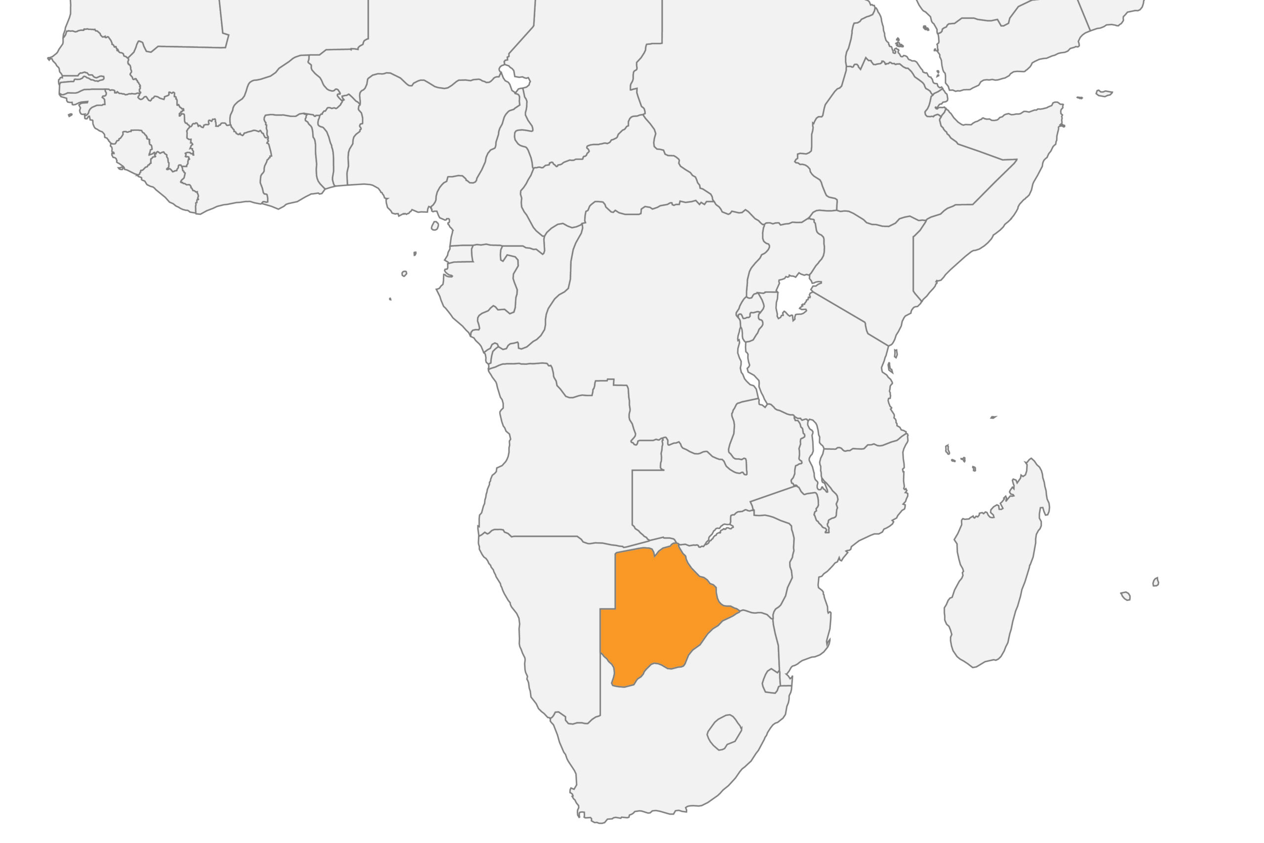 Botswana, in Africa