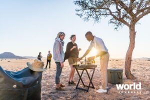 Camp Sossus sundowners