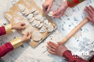Making dumplings