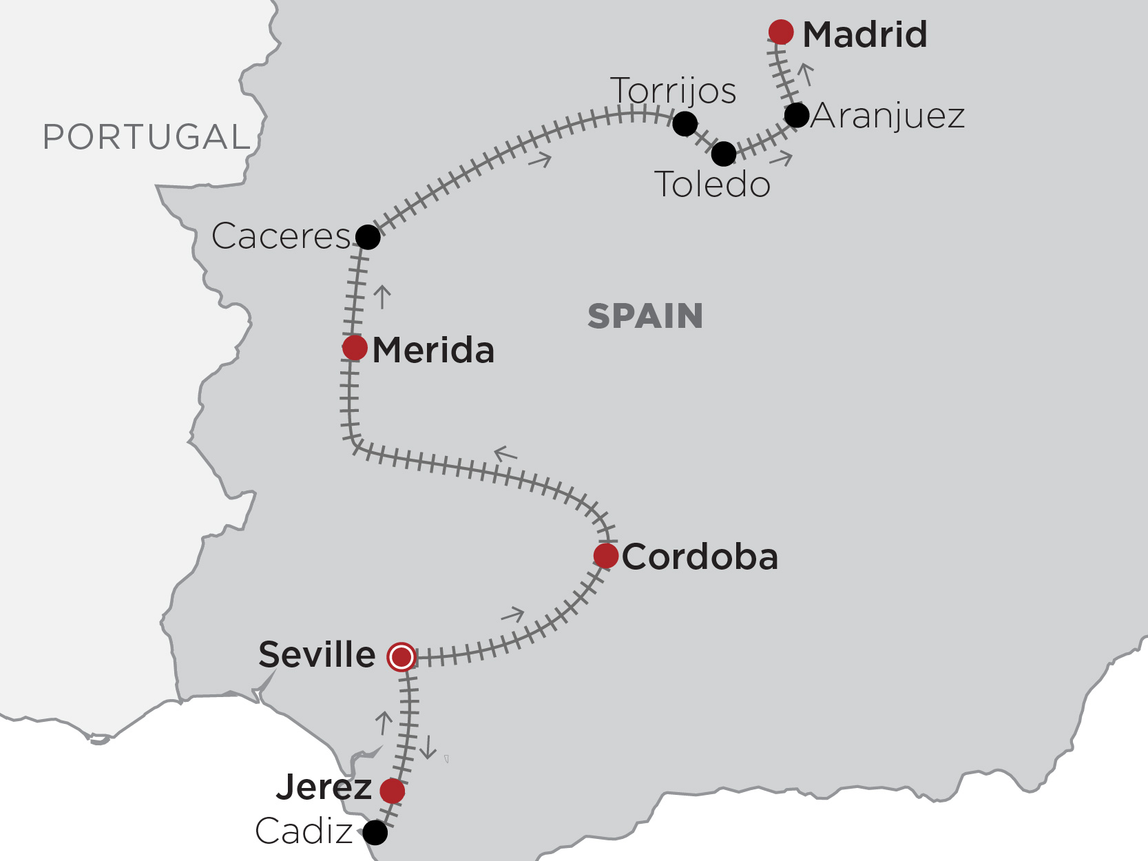 Al Andalus map