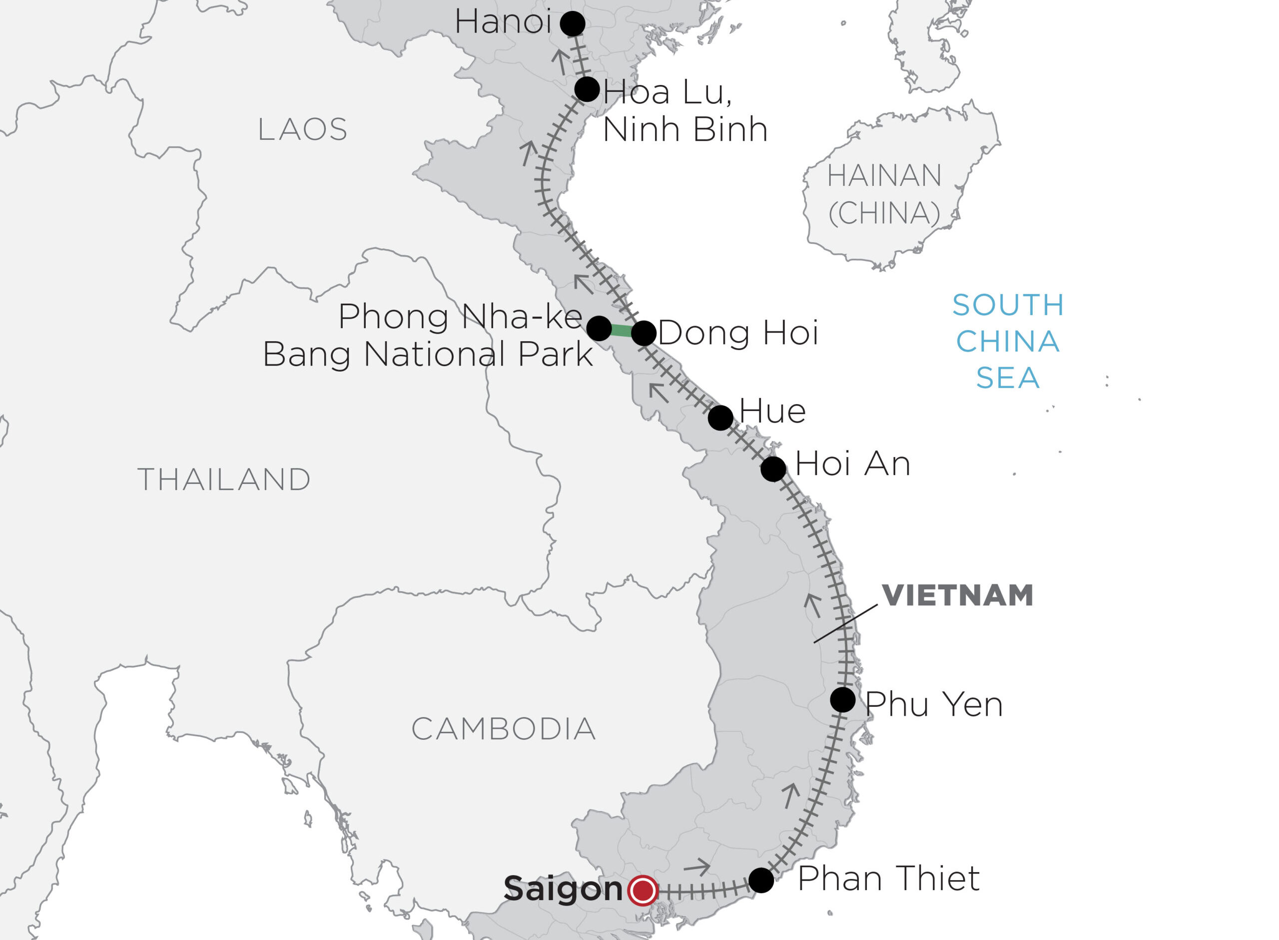 SJourney Vietnam Train