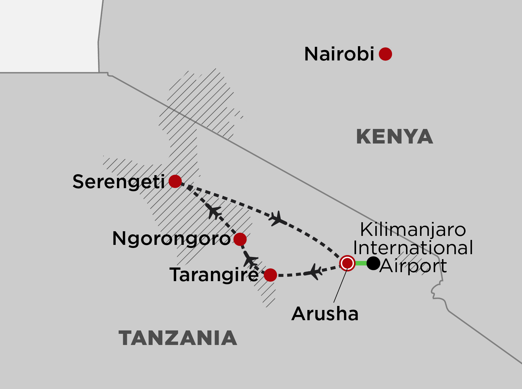 Map - Skysafari Tanzania