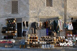 Market stall, Bukhara, Uzbekistan