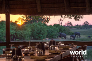 Savuti Camp dining