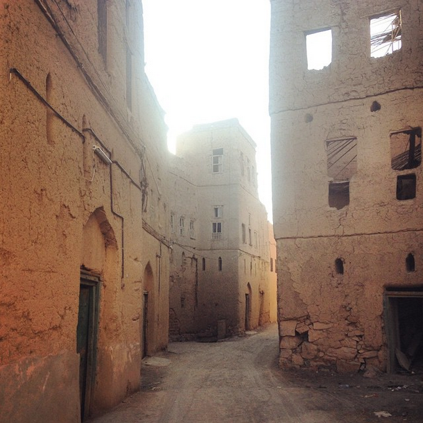 Mud bricks houses