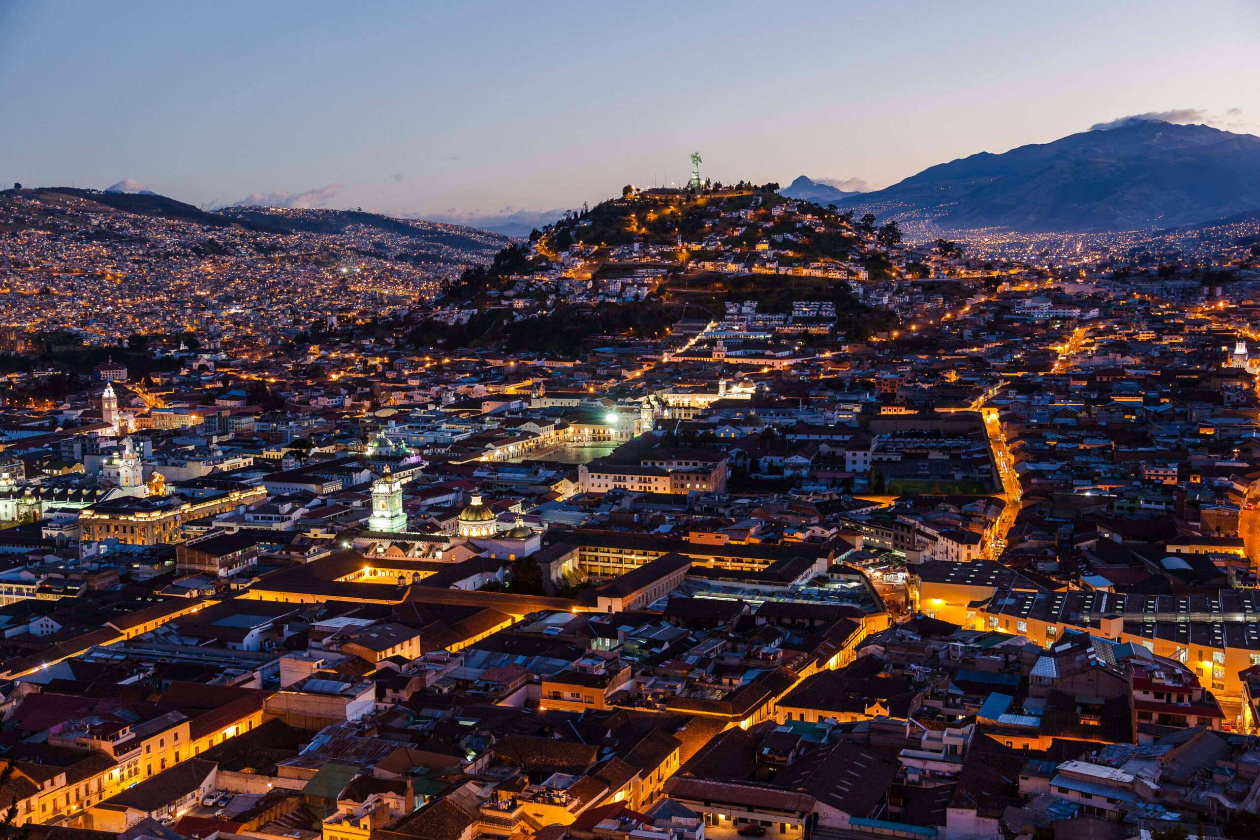 Quito City, Sunset